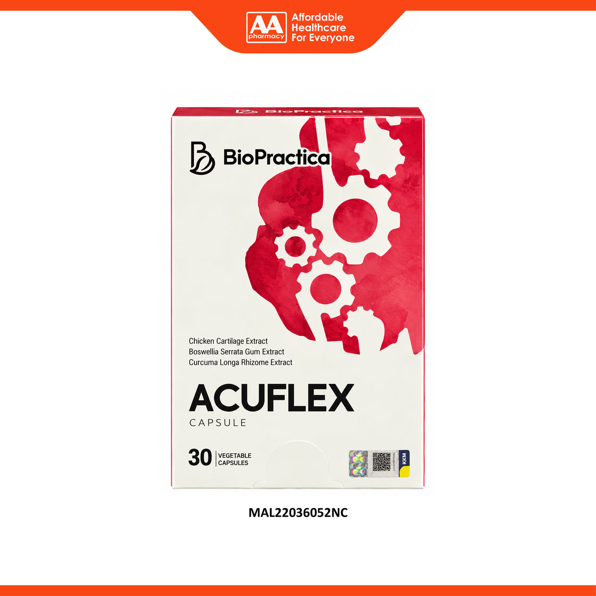 BioPractica Acuflex Vegecapsule (30's)