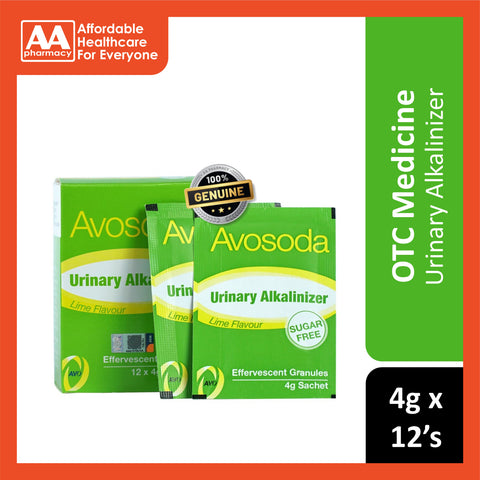 Avosoda Urinary Alkalinizer Sachet 4gx12's