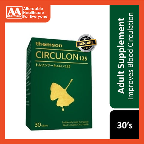 Thomson Circulon 125 Tablet 30's (For Blood Circulation and Health)