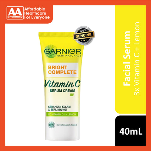 [CLEARANCE] [EXP 07/2025] Garnier Bright Complete Vitamin C Serum Cream 40mL