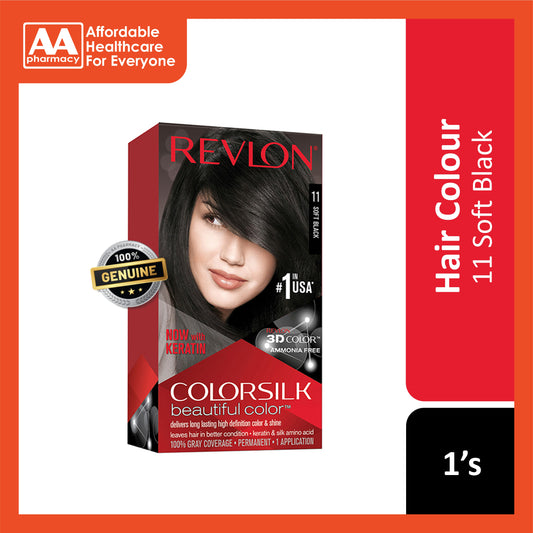 Revlon ColorSilk Beautiful Color 11 Soft Black