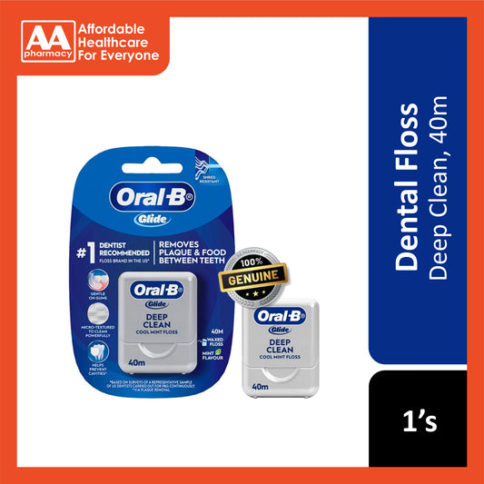 Oral-B Glide Deep Clean Cool Mint Floss 40m 1's