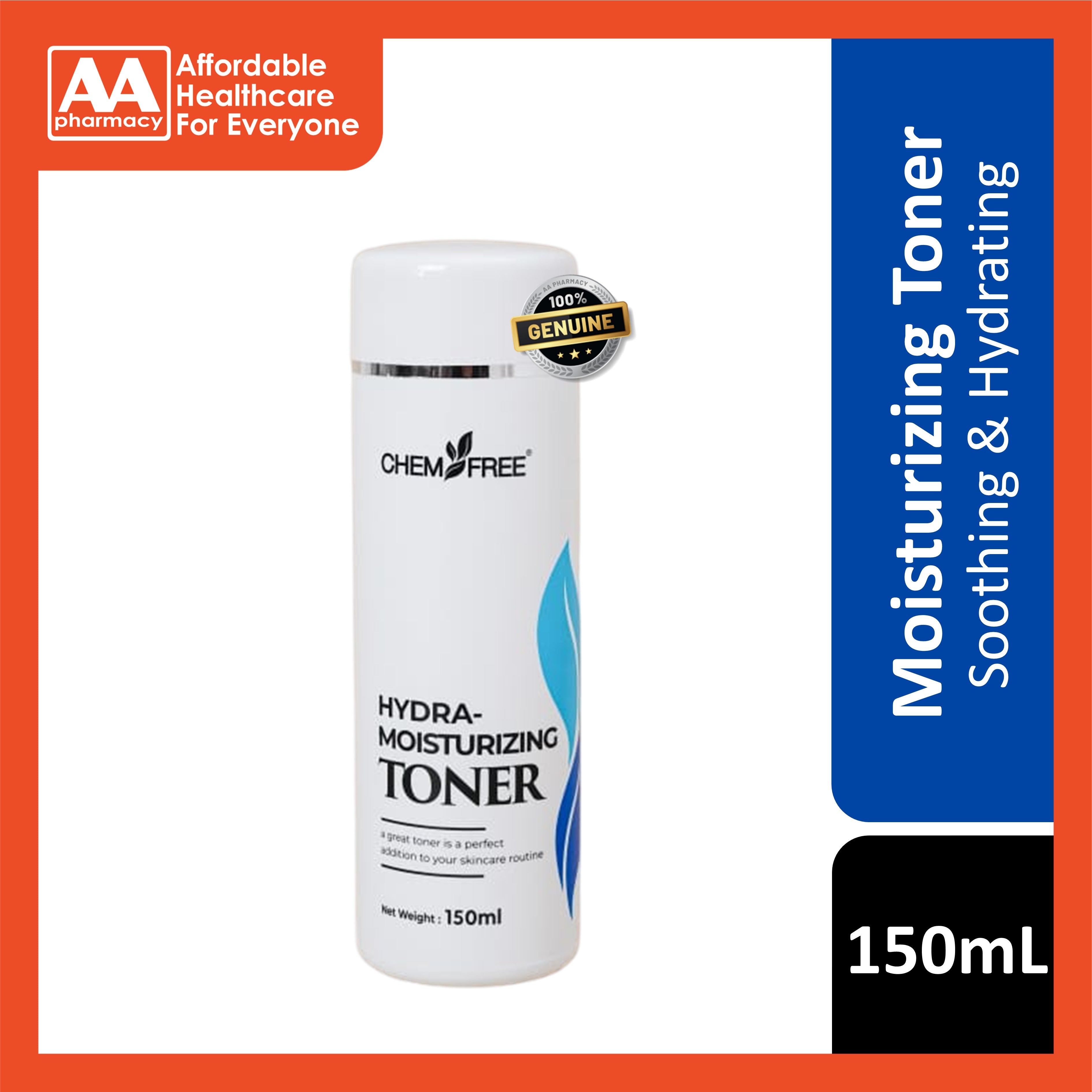 Chemifree Hydra Moisturising Toner 150mL