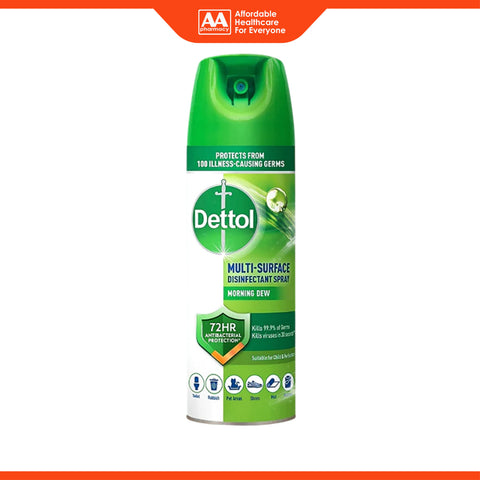 Dettol Multi-Surface Disinfectant Spray (Morning Dew) 450mL