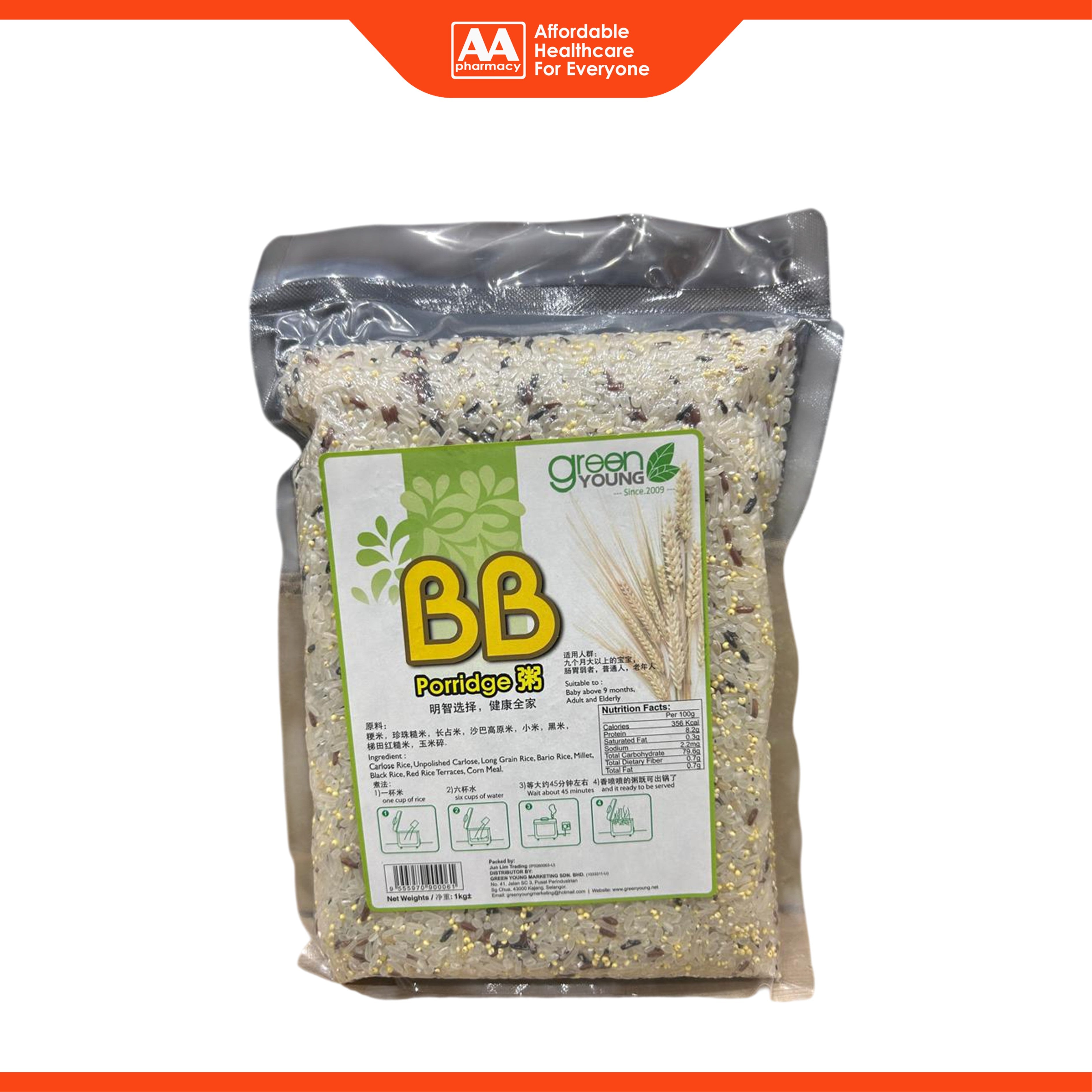 Green Young BB Porridge 1kg (For 9 Months+)