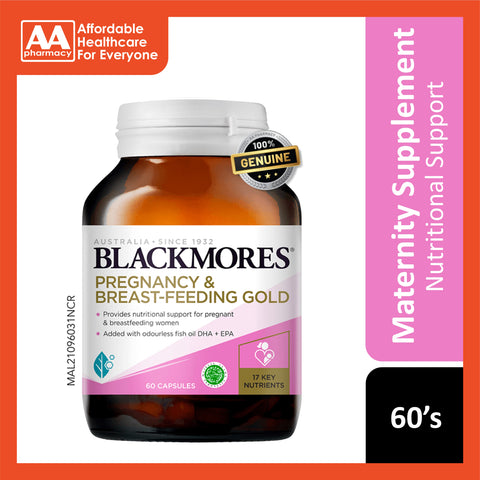 Blackmores Pregnancy And Breast-Feeding Gold Softgel 60's