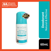 MooGoo Natural Fresh Cream Deodorant (Lemon Myrtle) 60mL