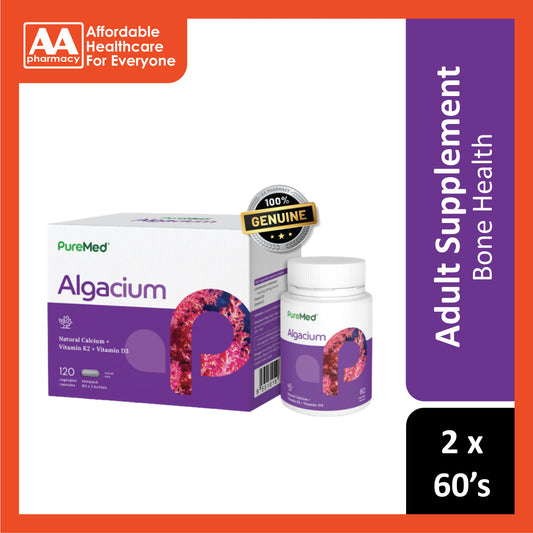 PureMed Algacium Vegecapsule 2x60's