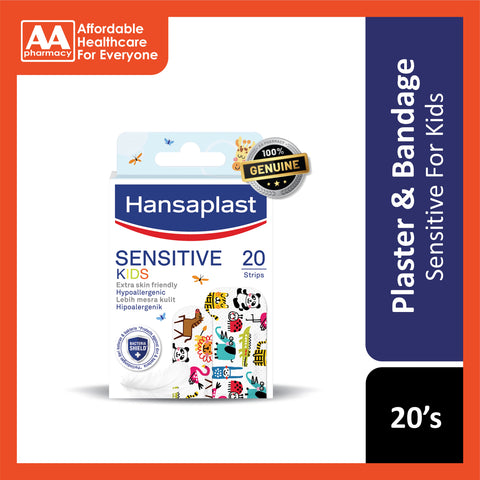 Hansaplast Sensitive For Kids Plaster 20's (Extra Skin Friendly)