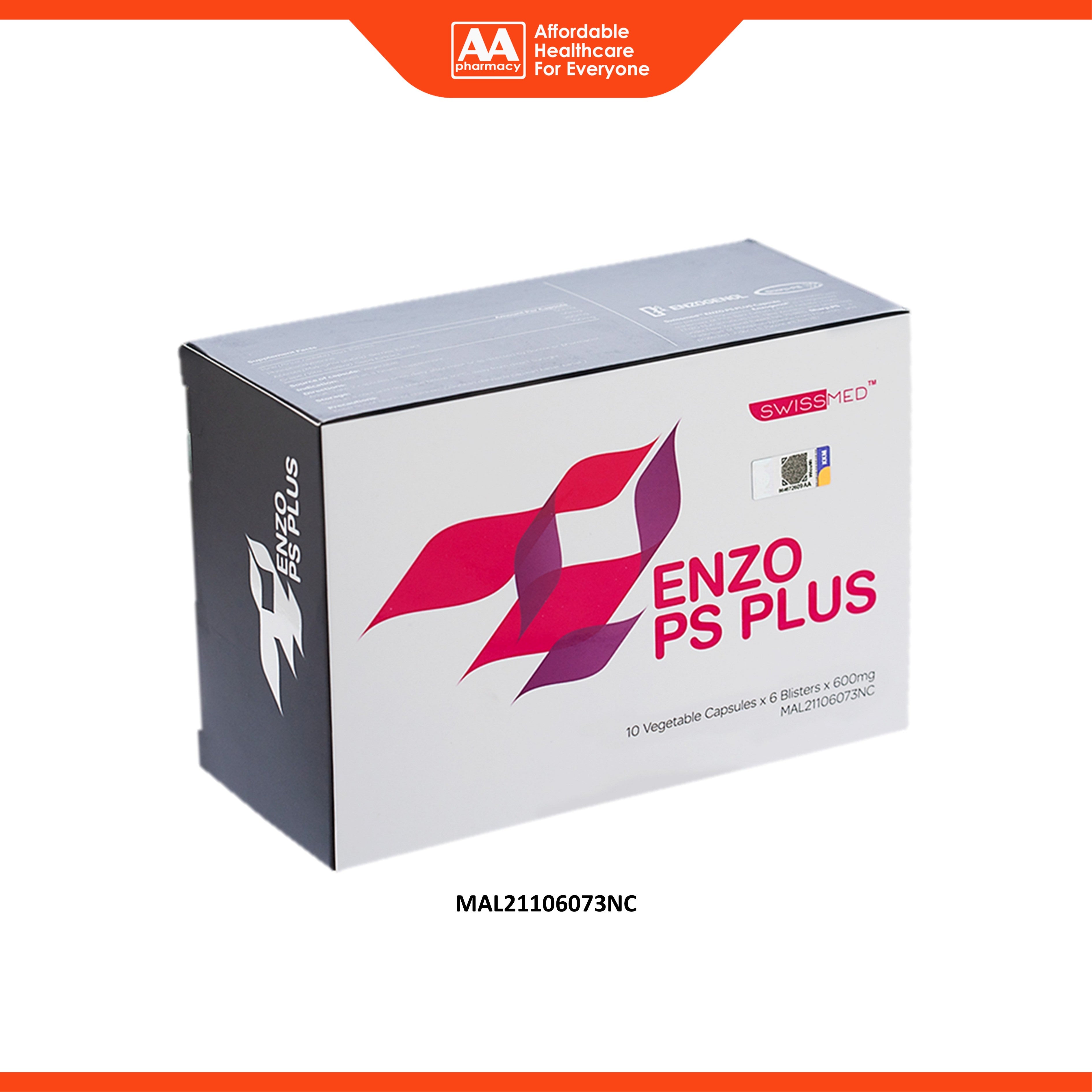 Swissmed Enzo PS Plus Vegecapsule 2x60's