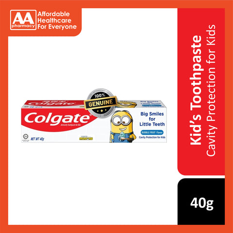 Colgate Minions (Bubble Fruit Flavour) Toothpaste 40g