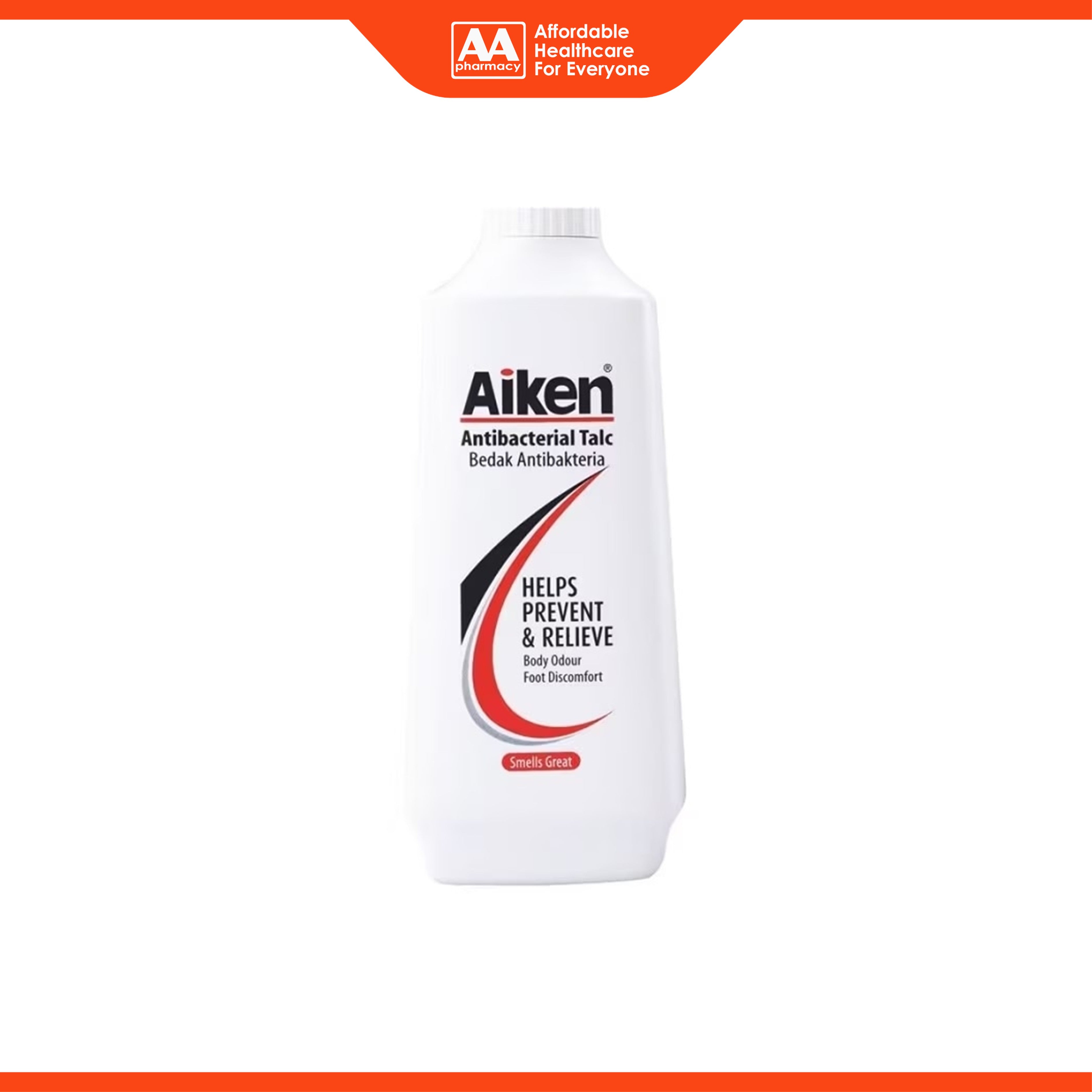 Aiken Naturally Antibacterial Talc 150g
