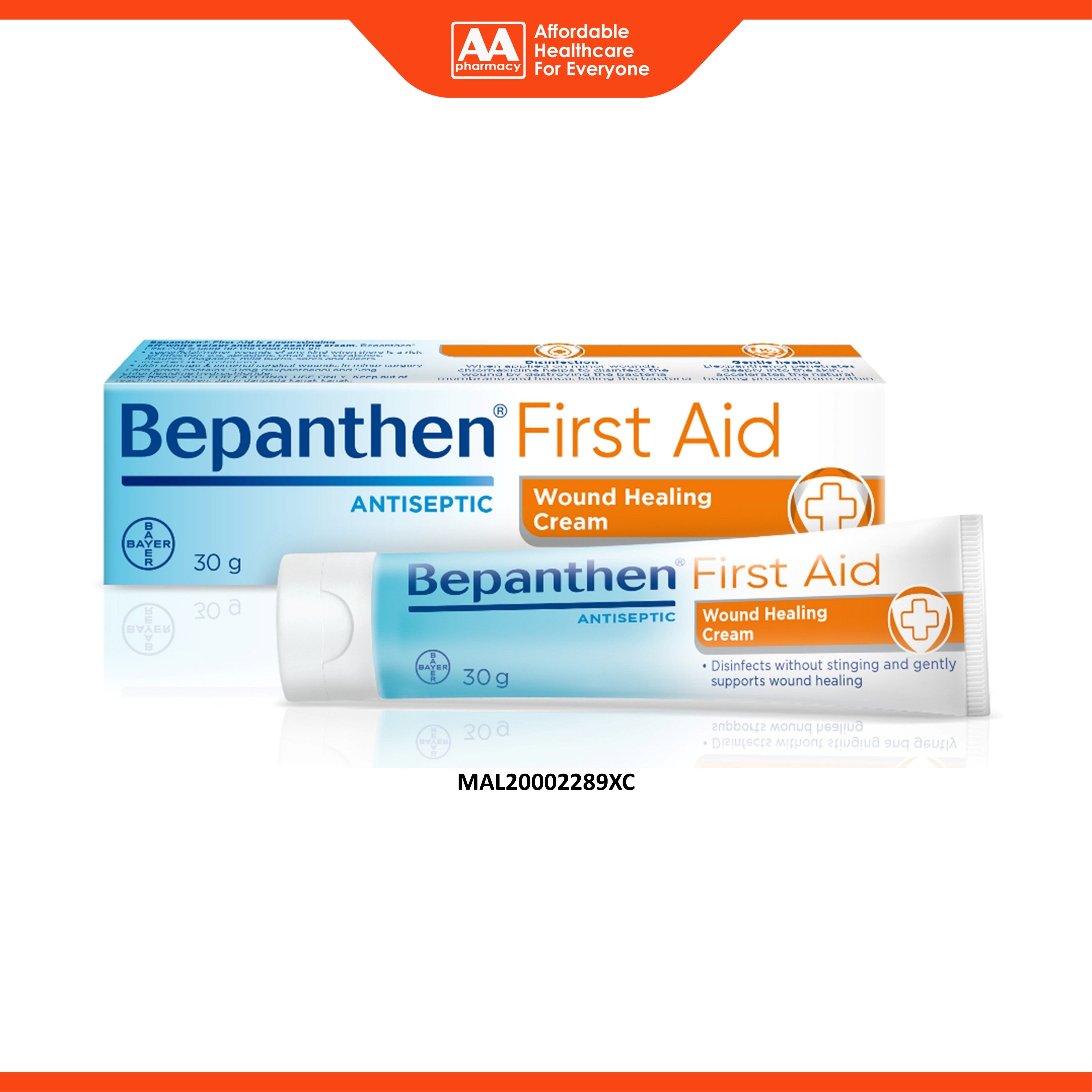 Bepanthen First Aid Antiseptic Wound Healing Cream 30g