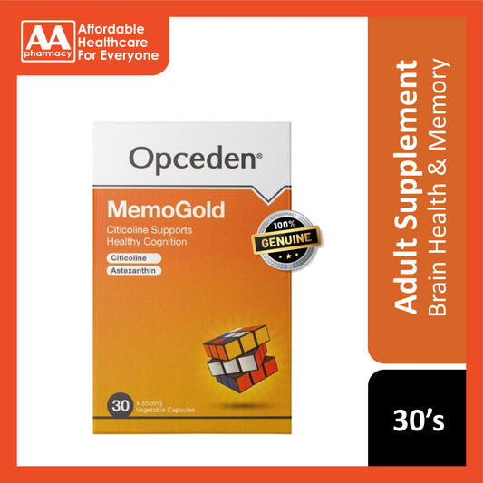 [CLEARANCE] [EXP 22/05/2026] Opceden MemoGold 350mg Vegecapsule 30's