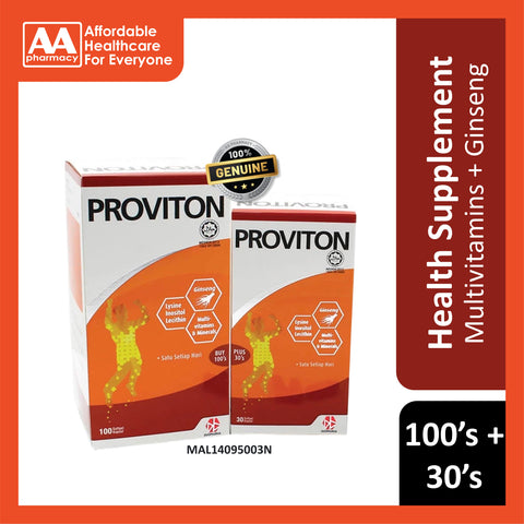Proviton Multivitamins Softgel Capsule 100's+30's