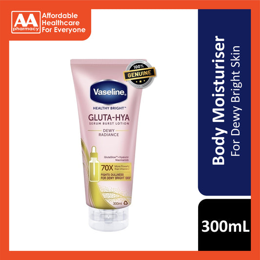 Vaseline Healthy Bright Gluta-Hya Serum Burst Lotion (Dewy Radiance) 300mL