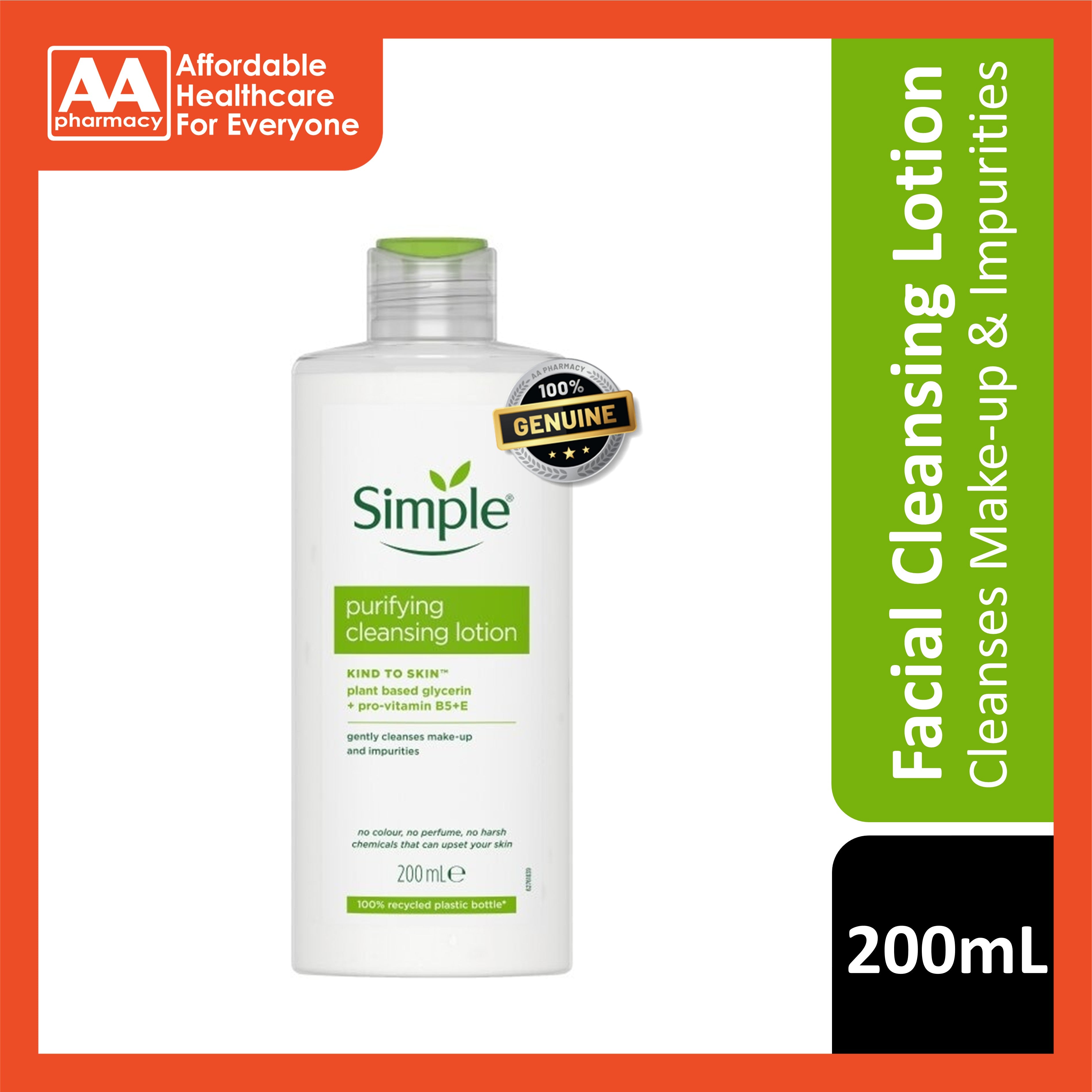 Simple Purifying Cleansing Lotion 200mL