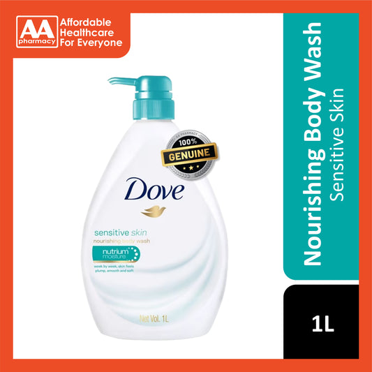 Dove Sensitive Skin Nourishing Body Wash 1L