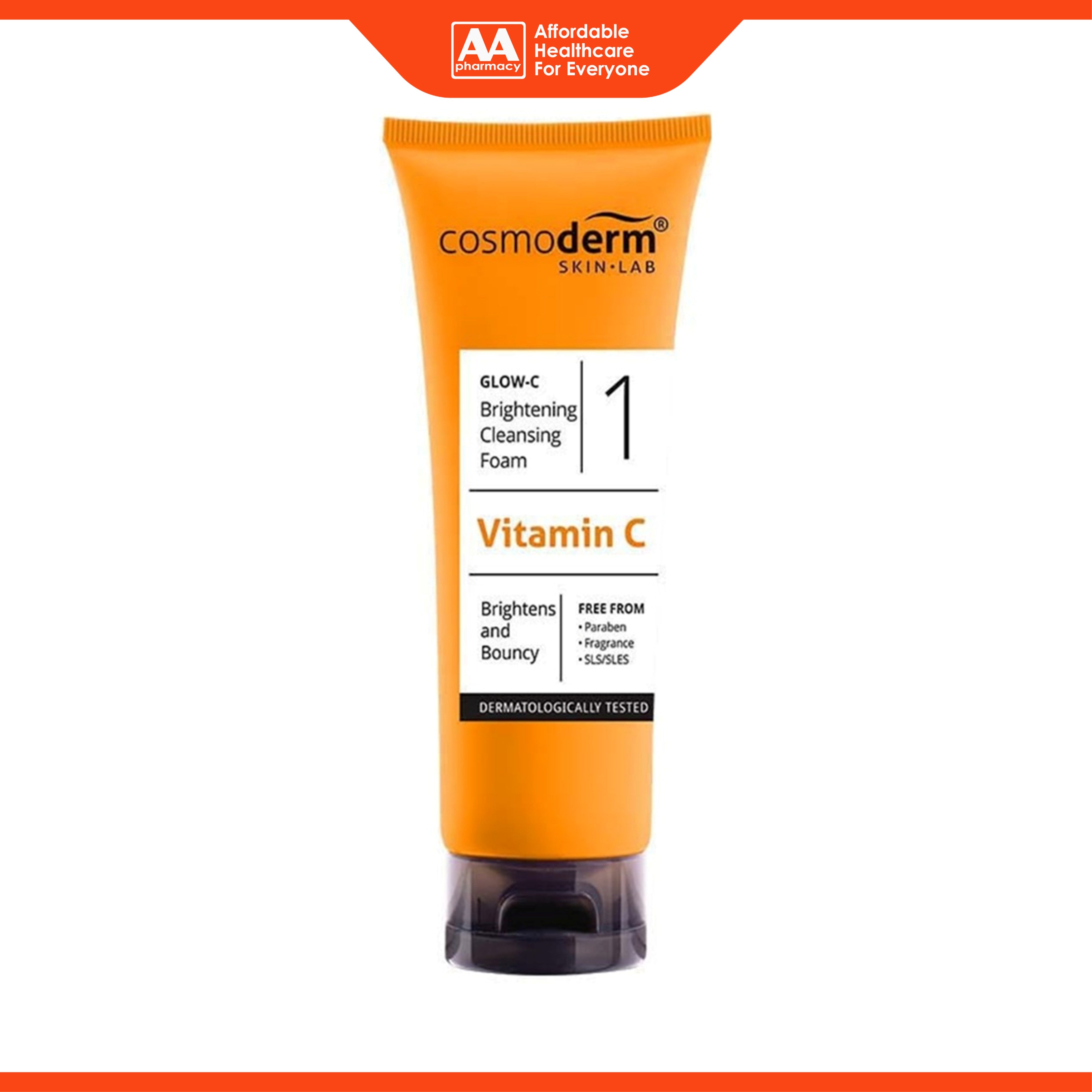 Cosmoderm Glow-C Brightening Cleansing Foam (100ml)