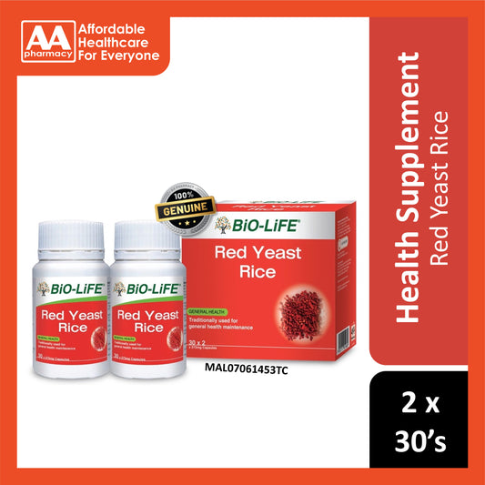 Bio-Life Red Yeast Rice Capsule 2x30's