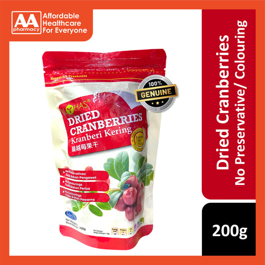 Lohas Premium Dried Cranberries 200g