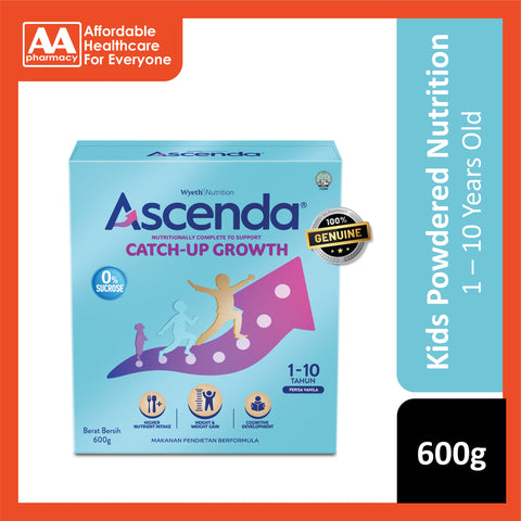 S-26 Ascenda Catch-Up Growth Milk Formula 600g (For Children 1-10 Years)