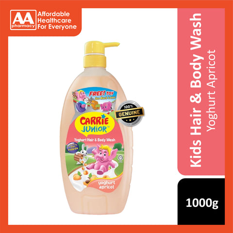 Carrie Junior Hair & Body Wash (Yoghurt Apricot) 1000g