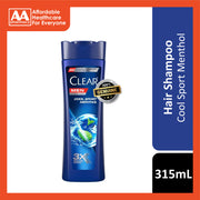 Clear Men Anti-Dandruff Shampoo (Cool Sport Menthol) 315mL