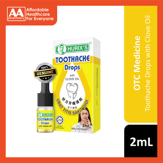 Hurix's Toothache Drops (Clove Oil) 2mL