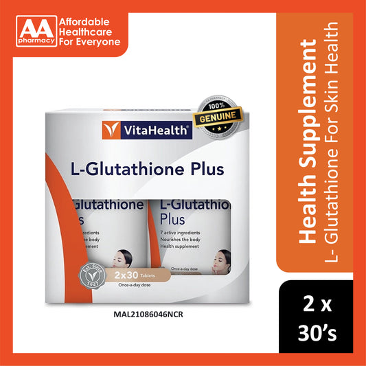 VitaHealth L-Glutathione Plus Tablet 2x30's