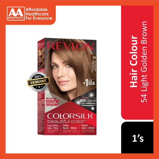 Revlon ColorSilk Beautiful Color 54 Light Golden Brown