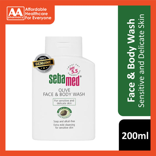 Sebamed Olive Face & Body Wash 200mL