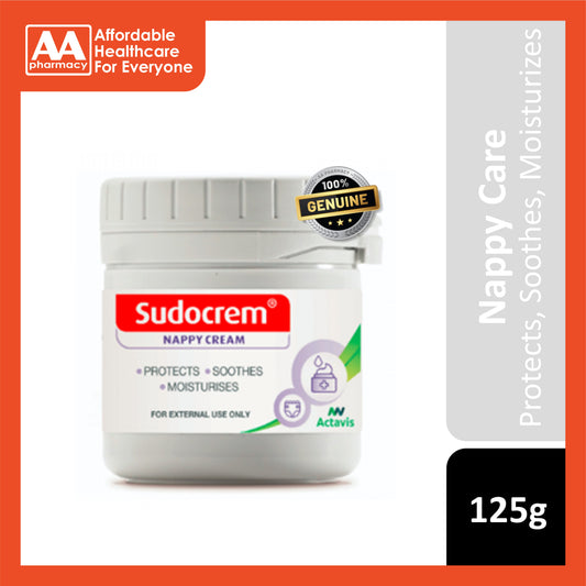 Sudocrem Nappy Cream 125g (Protects, Soothes, Moisturizes)