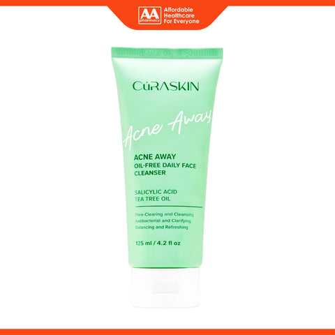 Curaskin Acne Away Oil-Free Daily Face Cleanser 125mL
