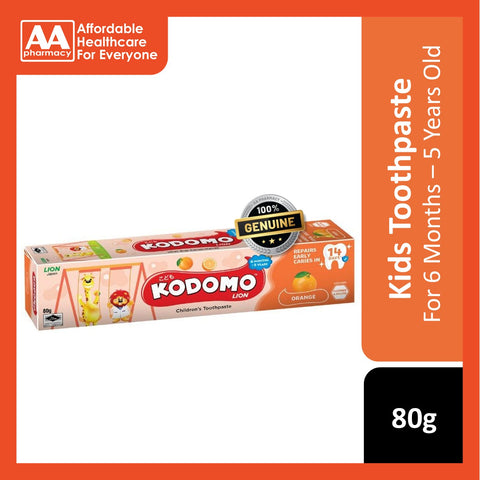 Kodomo Lion Children's Toothpaste (Orange) 80g