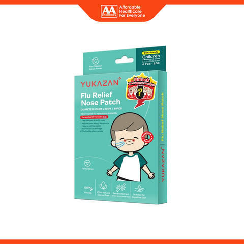 Yukazan Flu Relief Nose Patch 6's (For Children 3 Months+)