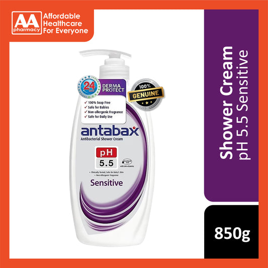 Antabax Antibacterial Shower Cream 850g (pH 5.5 Sensitive)