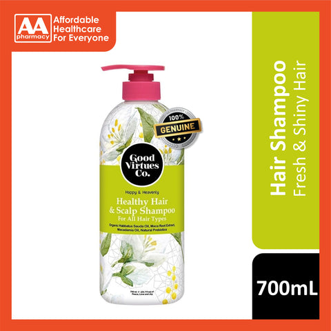 Good Virtues Co. Healthy Hair and Scalp Shampoo for All Hair Types 700mL