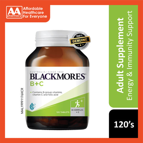 Blackmores Vitamins B+C Tablet 120's