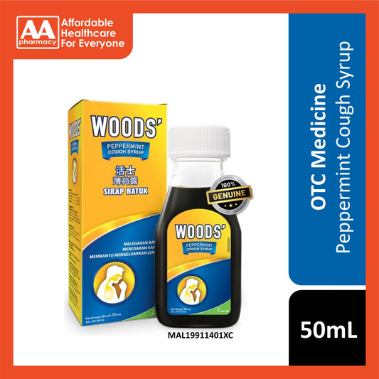 Woods' Peppermint Cough Syrup 50mL