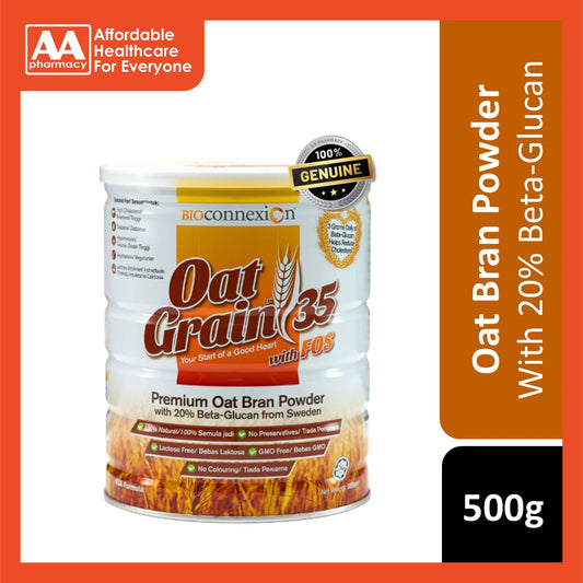Bioconnexion Oat Grain 35 Premium Oat Bran Powder With FOS 500g