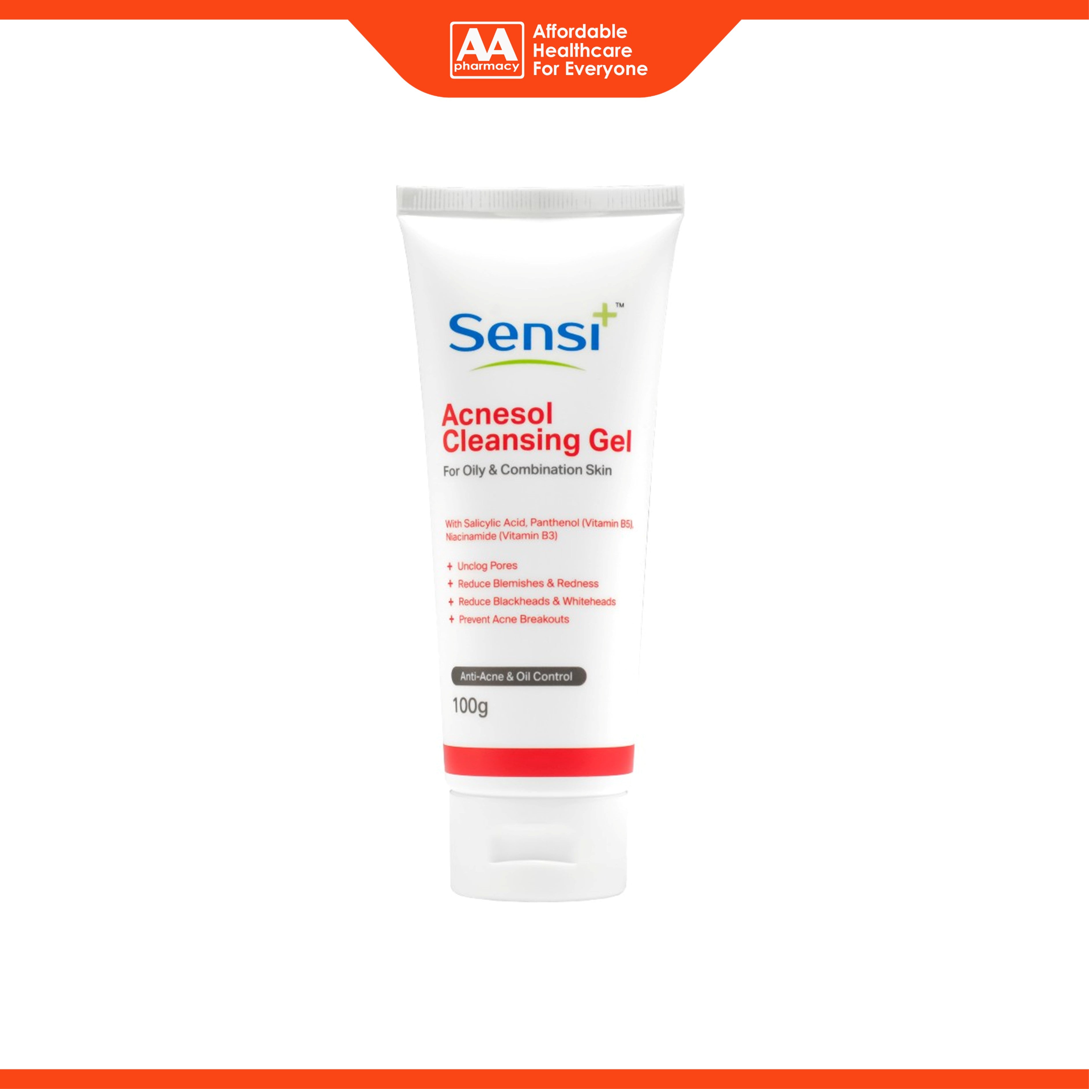 Sensi+ Acnesol Cleansing Gel 100g