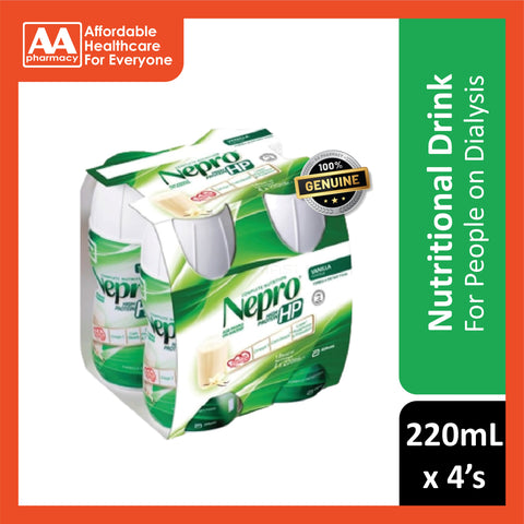 Abbott Nepro HP Complete Nutrition For Dialysis Patient (220mL X 4's)