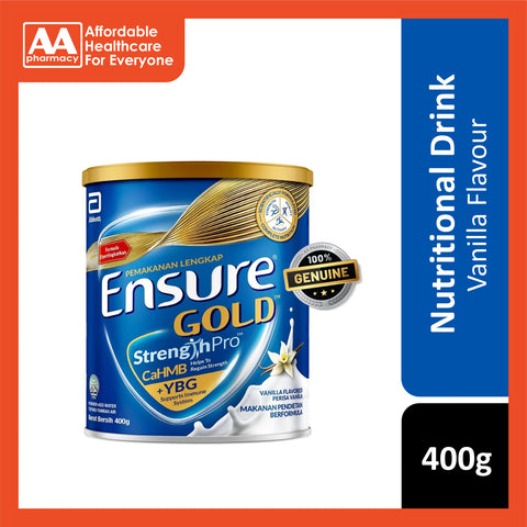 Abbott Ensure Gold StrengthPro Complete Nutrition Drink 400g (Vanilla Flavour)