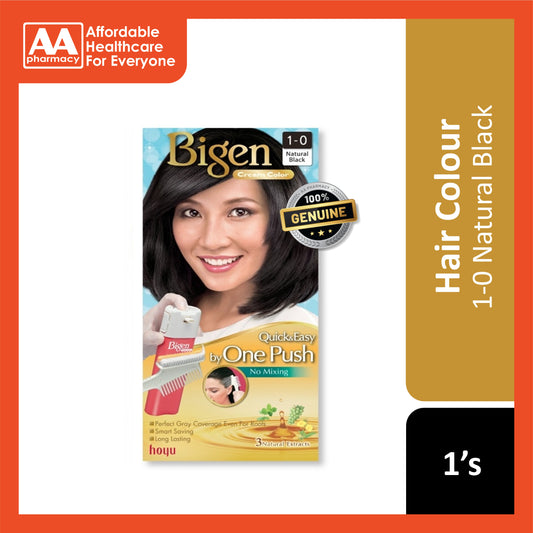 Bigen Cream Color 1-0 Natural Black