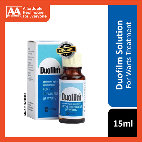 Duofilm 15% Solution Liquid 15mL (For Warts/ Corns/ Calluses)