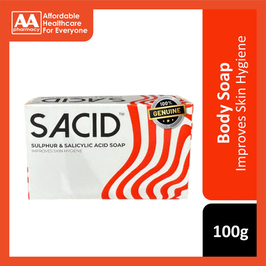 Sacid Sulphur and Salicylic Acid Soap 100g