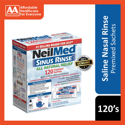 NeilMed Sinus Rinse Premixed Sachet 120's