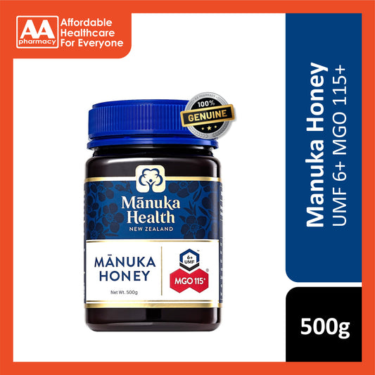 Mānuka Health New Zealand Mānuka Honey UMF 6+ MGO 115+ 500g