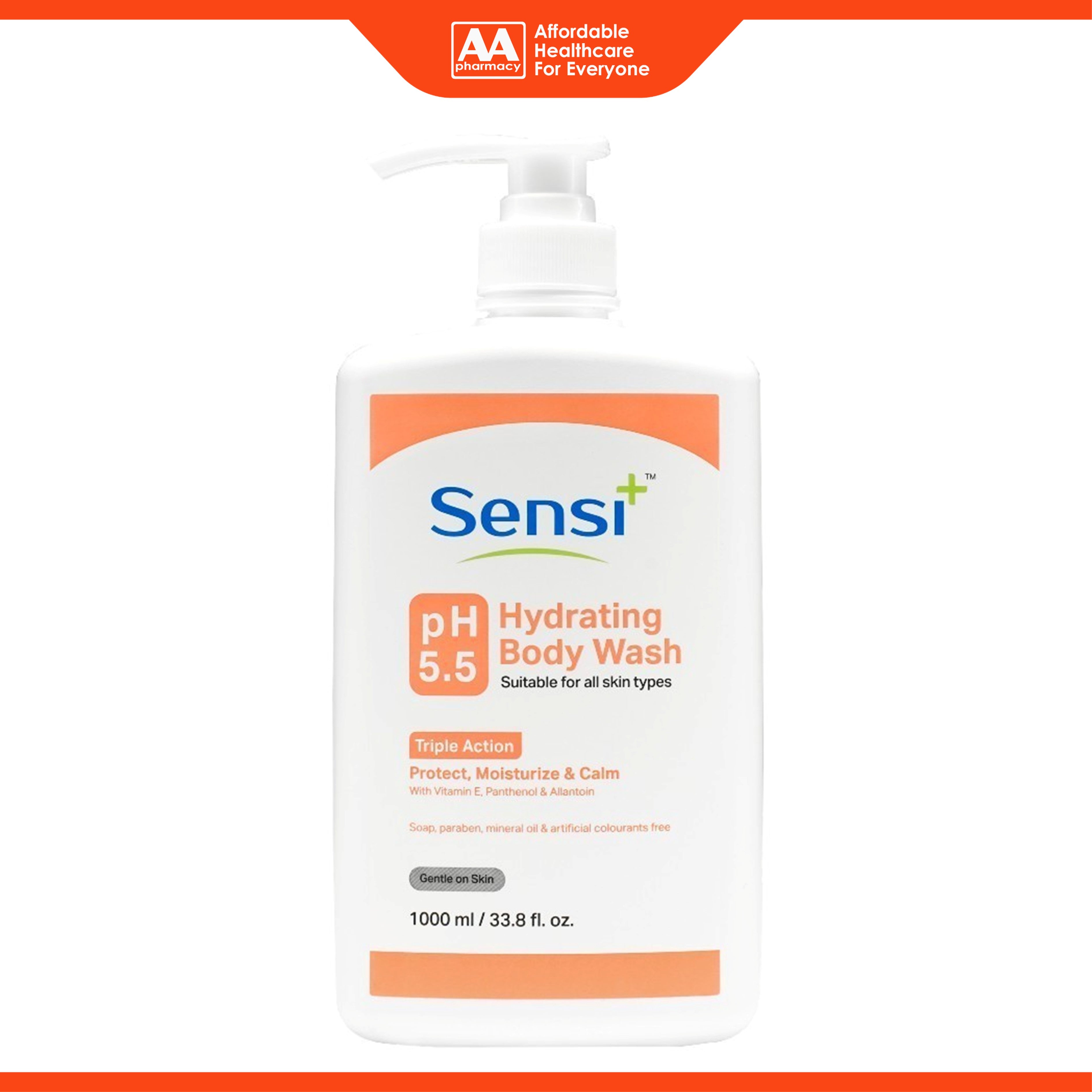 Sensi+ pH5.5 Hydrating Body Wash (1000ml)